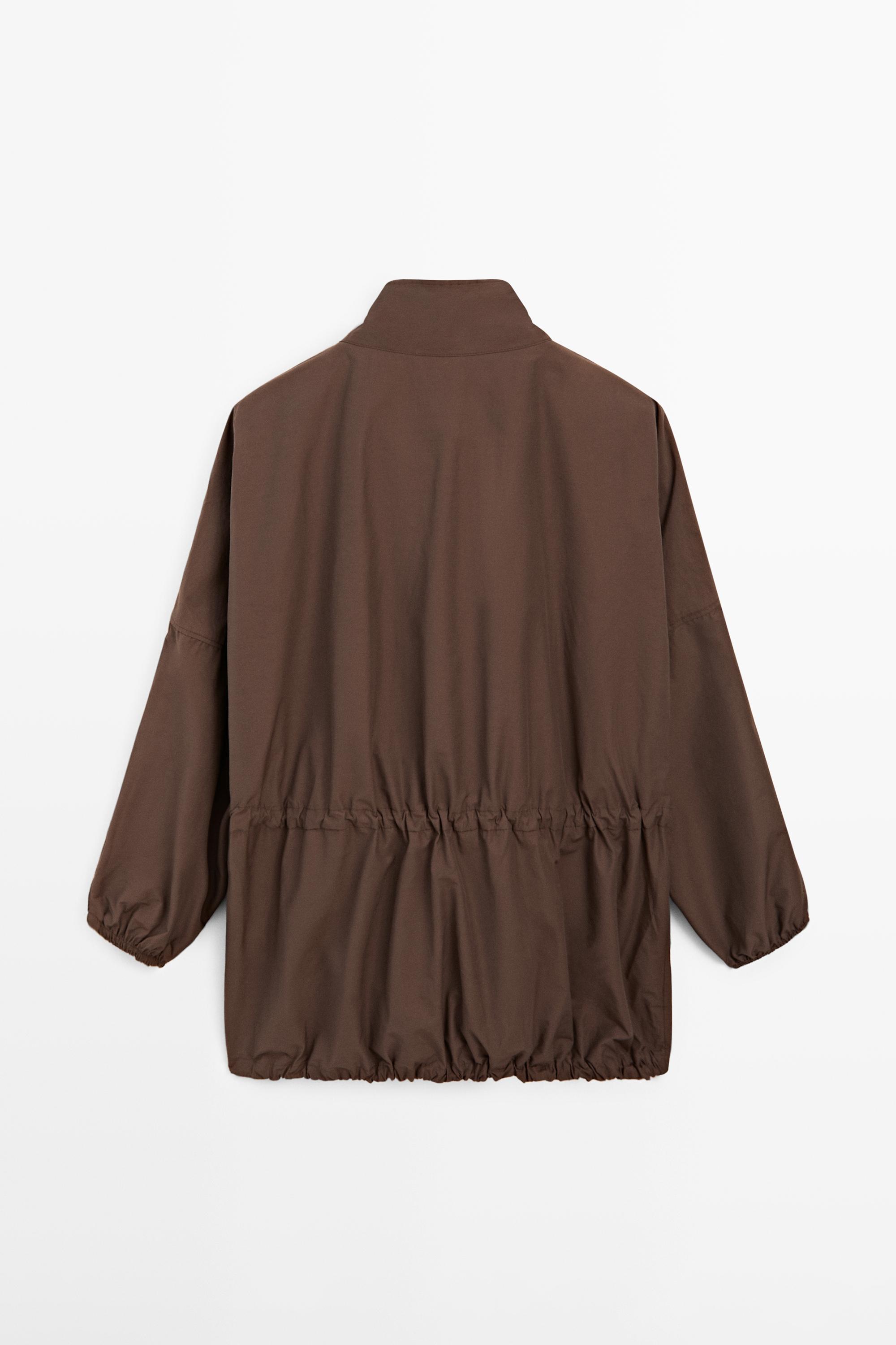 Parka volume avec détail col